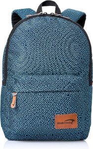 Mintra Printed 15 Liters Backpack - Blue Shapes