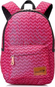 Mintra Printed 15 Liters Backpack - Pink Waves