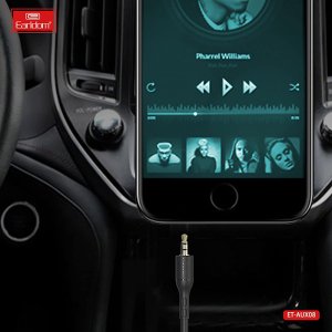Earldom ET-AUX08 Stereo Audio Cable - 3.5 AUX - 1000mm - Black