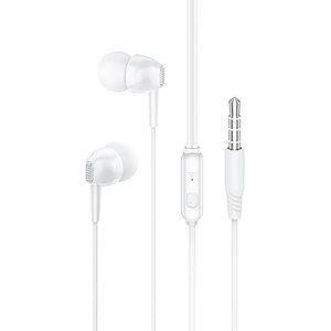 Earldom ET-E42 Wired Stereo Earphone With Mic - 1.2M - White
