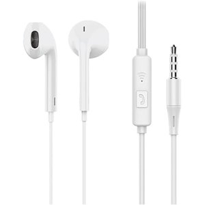 Earldom ET-E43 Wired Stereo Earphone With Mic - 1.2M - White
